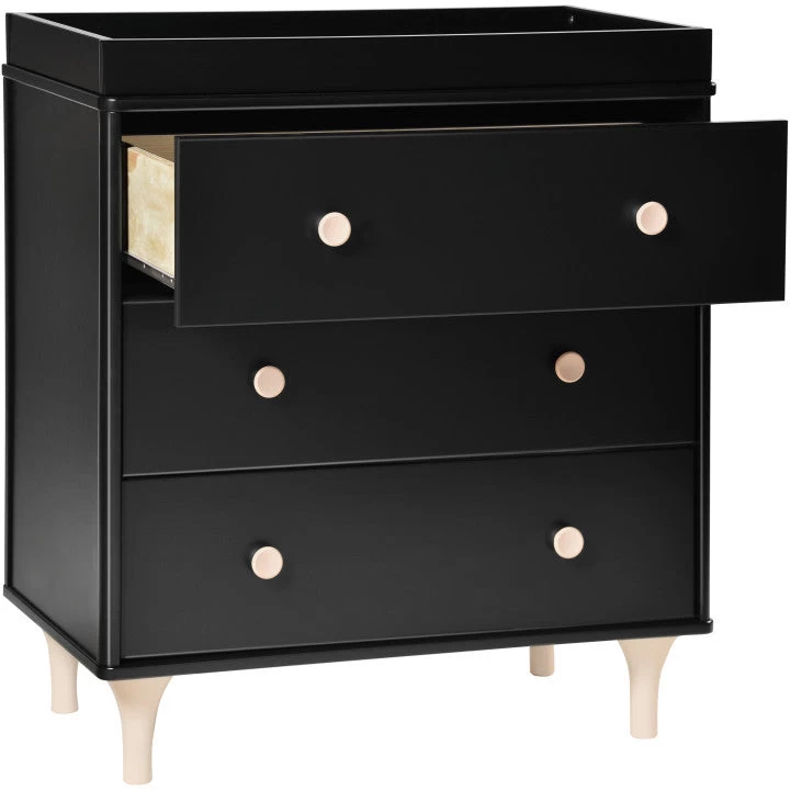 Babyletto Lolly 3-Drawer Changer Dresser With Removable Changing Tray 10 Babyletto Lolly 3-Drawer Changer Dresser With Removable Changing Tray - Image 8