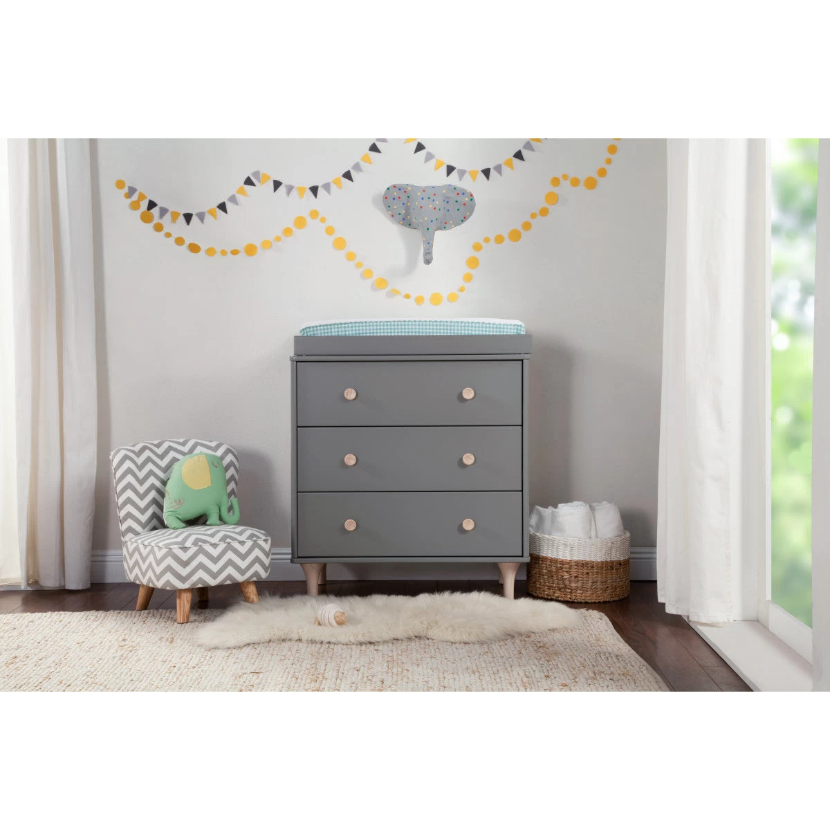 Babyletto Lolly 3-Drawer Changer Dresser With Removable Changing Tray 12 Babyletto Lolly 3-Drawer Changer Dresser With Removable Changing Tray - Image 10