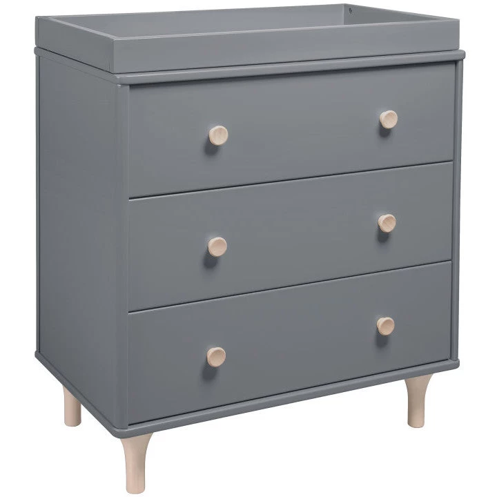 Babyletto Lolly 3-Drawer Changer Dresser With Removable Changing Tray 4 Babyletto Lolly 3-Drawer Changer Dresser With Removable Changing Tray - Image 2