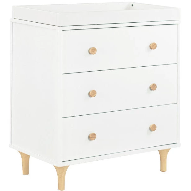 Babyletto Lolly 3-Drawer Changer Dresser With Removable Changing Tray 6 Babyletto Lolly 3-Drawer Changer Dresser With Removable Changing Tray - Image 4