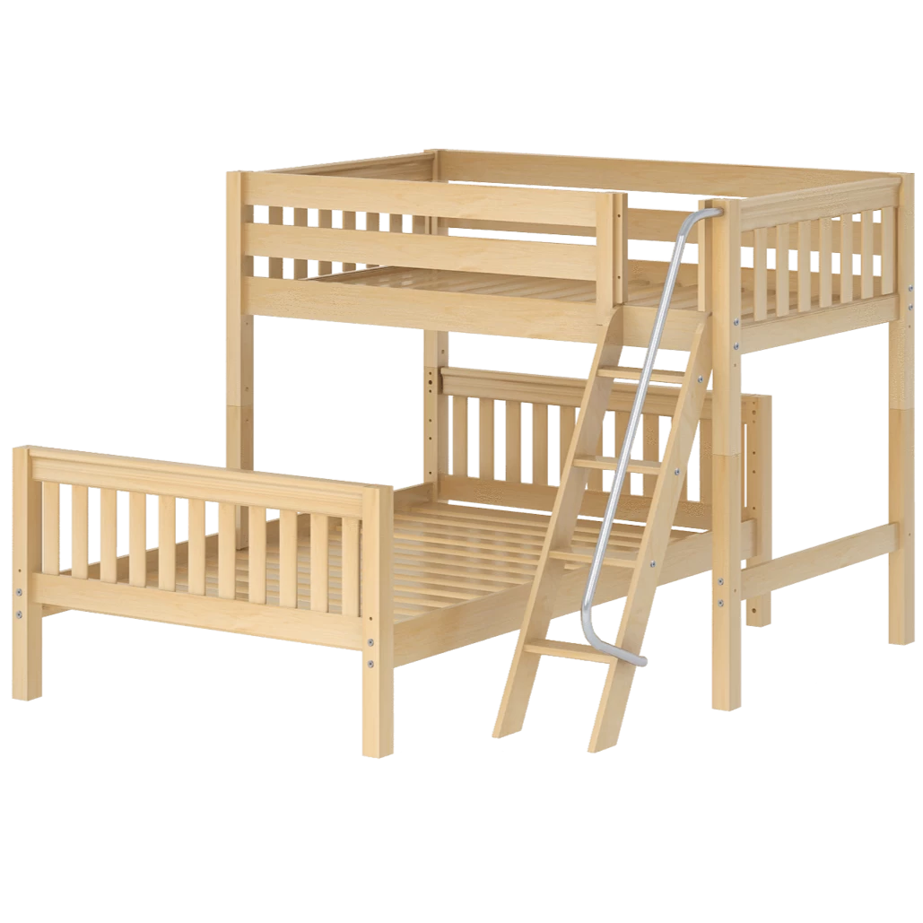 Maxtrix L-Shaped Twin Over Full Bunk Bed 3 Maxtrix L-Shaped Twin Over Full Bunk Bed