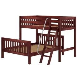 Maxtrix L-Shaped Twin Over Full Bunk Bed 22 Maxtrix L-Shaped Twin Over Full Bunk Bed -Kid Furniture MAX CS