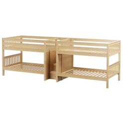 Maxtrix Full Low Quadruple Bunk Bed With Stairs 13 Maxtrix Full Low Quadruple Bunk Bed With Stairs -Kid Furniture MEGA NS 59b6e32a 0a22 44e6 9a40 84c0be4cfc43