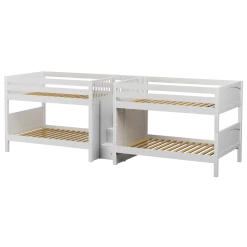 Maxtrix Full Low Quadruple Bunk Bed With Stairs 17 Maxtrix Full Low Quadruple Bunk Bed With Stairs -Kid Furniture MEGA WP 99935efb 2a33 4a1b acb6 1cda11d8f8fc
