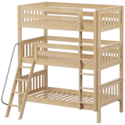 Maxtrix Twin Triple Bunk Bed With Ladder -Kid Furniture MOLY NS