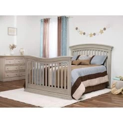Sorelle Monterey 4-in-1 Convertible Crib -Kid Furniture Monterey Full Bed Lifestyle
