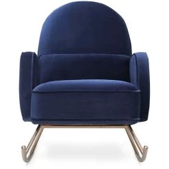 Nursery Works Compass Rocker -Kid Furniture NW17087BLV White Background 01