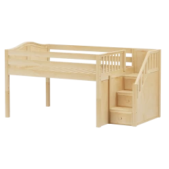 Maxtrix Full Low Loft Bed With Stairs 16 Maxtrix Full Low Loft Bed With Stairs -Kid Furniture PERFECT NC 87131070 2d37 4502 91c0 2d4a393451f3