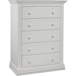 Sorelle Providence 5-Drawer Chest -Kid Furniture Providence 5 Dr White