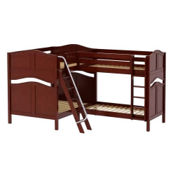 Maxtrix Full High Corner Bunk Bed -Kid Furniture QUADRANT CC 503dd7f0 e824 42b1 bf64 39a1722eb195