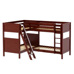 Maxtrix Twin High Corner Bunk Bed 27 Maxtrix Twin High Corner Bunk Bed -Kid Furniture QUATTRO CP 22311da3 28a1 41ea a822 d083cb80a79d
