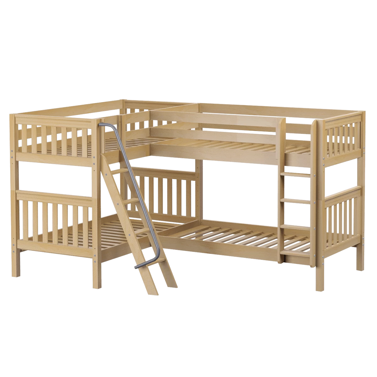 Maxtrix Twin High Corner Bunk Bed 12 Maxtrix Twin High Corner Bunk Bed - Image 10