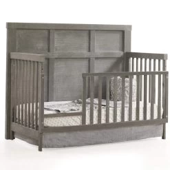 Natart Rustico "5-in-1'' Convertible Crib -Kid Furniture Rustico 2 7949b714 ede8 45e3 8001 e9f8ab28430f