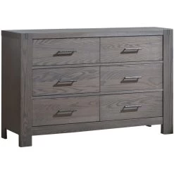 Natart Rustico Double Dresser -Kid Furniture Rustico DD grigio