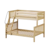Maxtrix Medium Twin Over Full Bunk Bed -Kid Furniture SLOPE NS