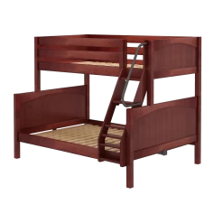 Maxtrix Medium Twin Over Full Bunk Bed -Kid Furniture SLOPE XL CP