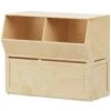 Maxtrix Stacked Toy Chest + Cubby -Kid Furniture SPANN