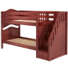 Maxtrix Twin Curved Bunk Bed With Stairs -Kid Furniture STACKER CC 02379380 6e8f 4666 8e40 79c43d029cec