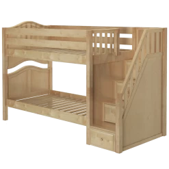 Maxtrix Twin Curved Bunk Bed With Stairs 13 Maxtrix Twin Curved Bunk Bed With Stairs -Kid Furniture STACKER NC 80b387bf 941c 4760 a6fc 46b7d6e7bd55