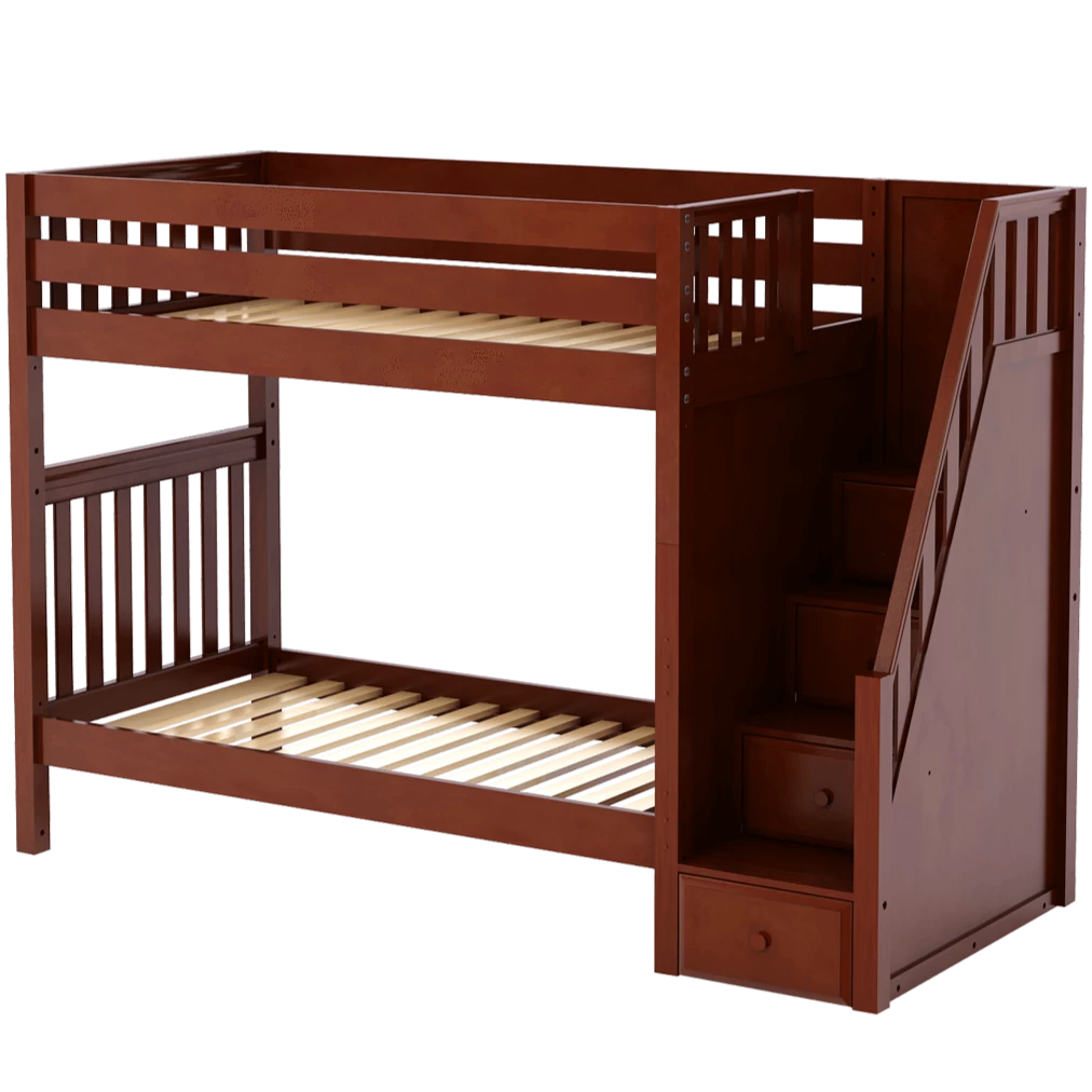 Maxtrix Twin Medium Bunk Bed With Stairs 12 Maxtrix Twin Medium Bunk Bed With Stairs - Image 10