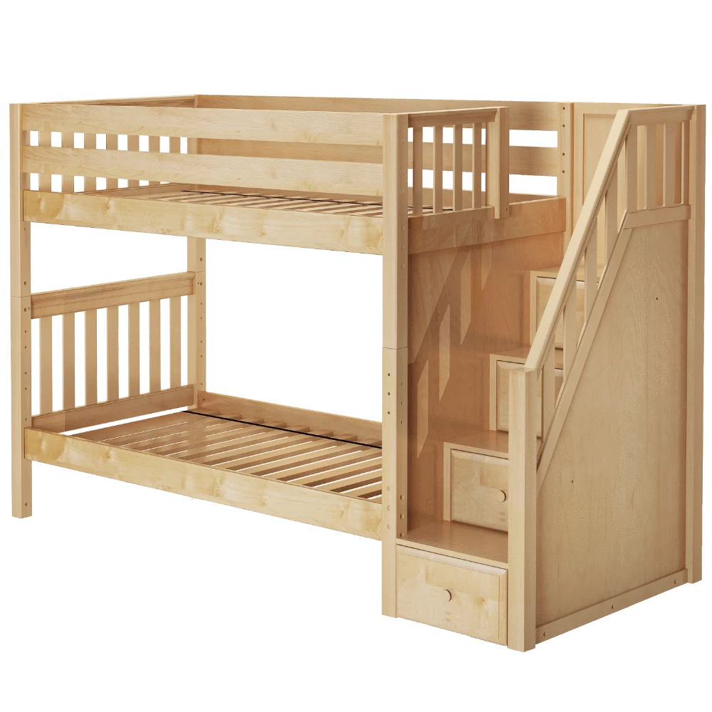 Maxtrix Twin Medium Bunk Bed With Stairs 9 Maxtrix Twin Medium Bunk Bed With Stairs - Image 7