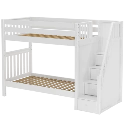 Maxtrix Twin Medium Bunk Bed With Stairs 24 Maxtrix Twin Medium Bunk Bed With Stairs -Kid Furniture STELLAR WS 17daaa1d a103 4615 8fb8 a8a6116249ec