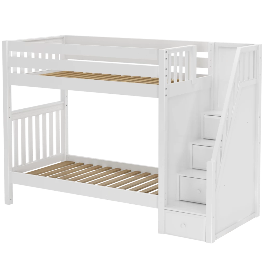 Maxtrix Twin Medium Bunk Bed With Stairs 11 Maxtrix Twin Medium Bunk Bed With Stairs - Image 9