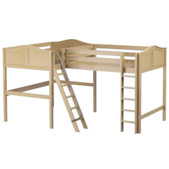 Maxtrix Twin Full High Corner Loft Bed -Kid Furniture SUMMIT NC