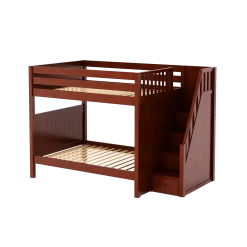 Maxtrix Full High Bunk Bed With Stairs 18 Maxtrix Full High Bunk Bed With Stairs -Kid Furniture TOPPER CP