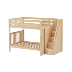 Maxtrix Full High Bunk Bed With Stairs 15 Maxtrix Full High Bunk Bed With Stairs -Kid Furniture TOPPER NS