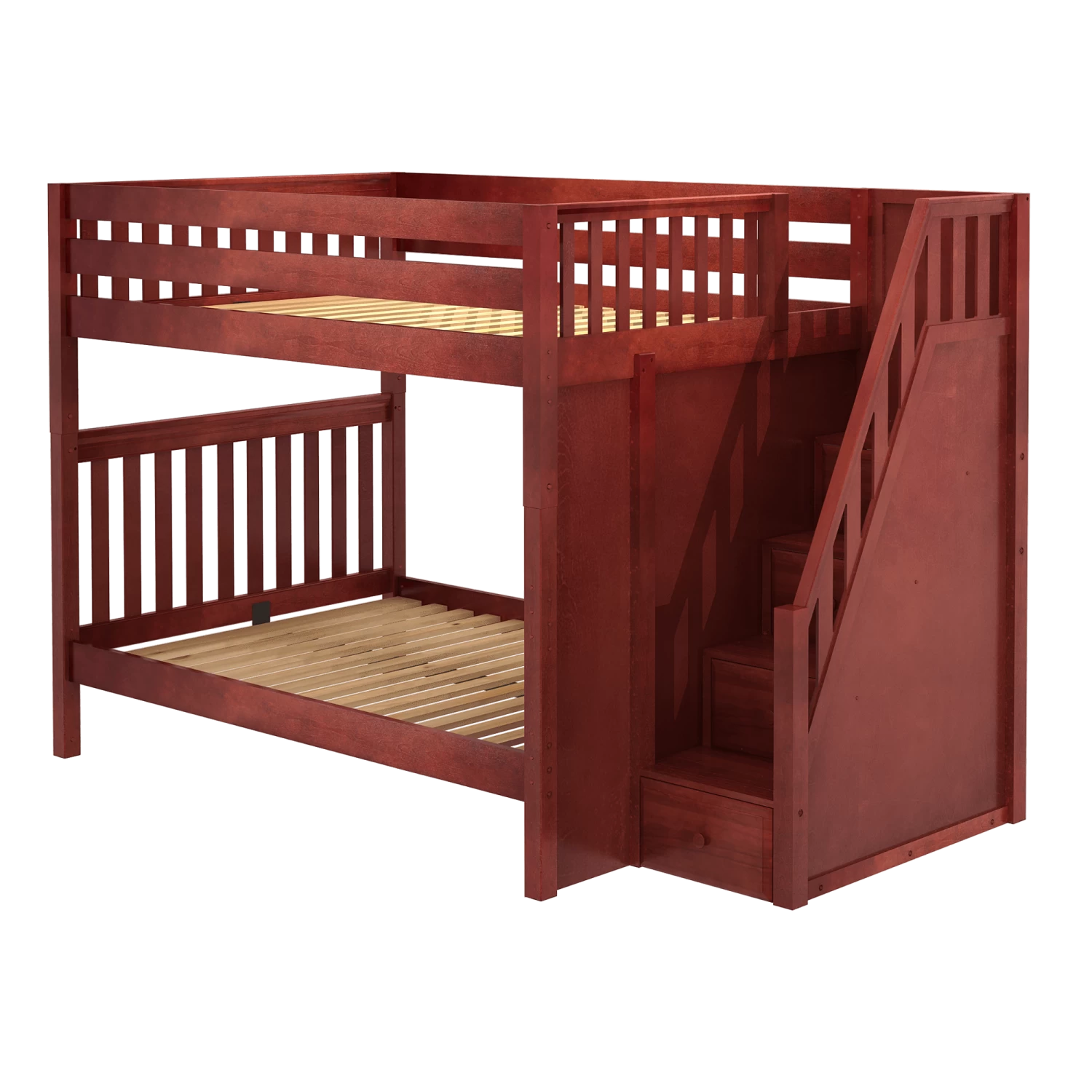 Maxtrix Full XL High Bunk Bed With Stairs 5 Maxtrix Full XL High Bunk Bed With Stairs - Image 3