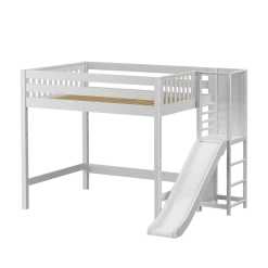 Maxtrix Queen High Loft Bed With Slide Platform -Kid Furniture TRACT WS bad83959 8eee 4e7a a8b1 e5ad7581bd28