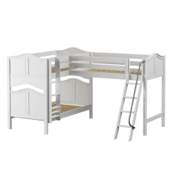 Maxtrix Twin Medium Corner Loft Bunk Bed -Kid Furniture TRIFID WC