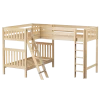 Maxtrix Twin XL High Corner Loft Bunk Bed -Kid Furniture TRIO NS 2b940b14 fd10 4129 8f1d b4c2dc03004b