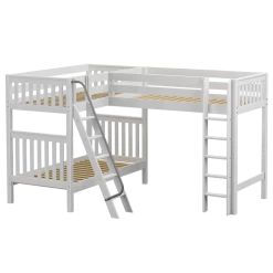 Maxtrix Twin XL High Corner Loft Bunk Bed -Kid Furniture TRIO WS 78abfba8 4dc6 432d 8665 6aec14ab544a