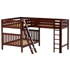 Maxtrix Full High Corner Loft Bunk Bed 17 Maxtrix Full High Corner Loft Bunk Bed -Kid Furniture TRIPLET CS bf48b84c 59f4 478f ad6b db00dedcedb9
