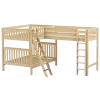 Maxtrix Full High Corner Loft Bunk Bed -Kid Furniture TRIPLET NS d1f0b2e8 9ca9 481a 8f2d a6105d5c1c0b