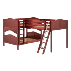 Maxtrix Full Medium Corner Loft Bunk Bed -Kid Furniture TRIUNE CC