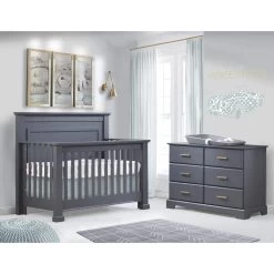 Natart Taylor Double Dresser -Kid Furniture Tayler charcoal 497b98a8 965f 4098 919c be3cd4c261d8