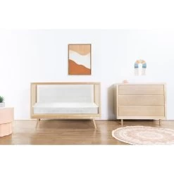 Ubabub Nifty Clear 3-In-1 Crib -Kid Furniture US0300BR Lifestyle 06