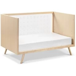 Ubabub Nifty Clear 3-In-1 Crib -Kid Furniture US0300BR White Background 04