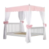 Maxtrix Full Poster Bed With Canopy -Kid Furniture VICTORIA5 WS