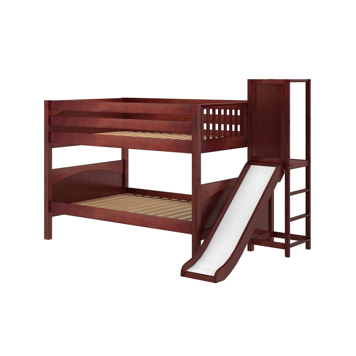 Maxtrix Full Low Bunk Bed With Slide Platform 21 Maxtrix Full Low Bunk Bed With Slide Platform - Image 19