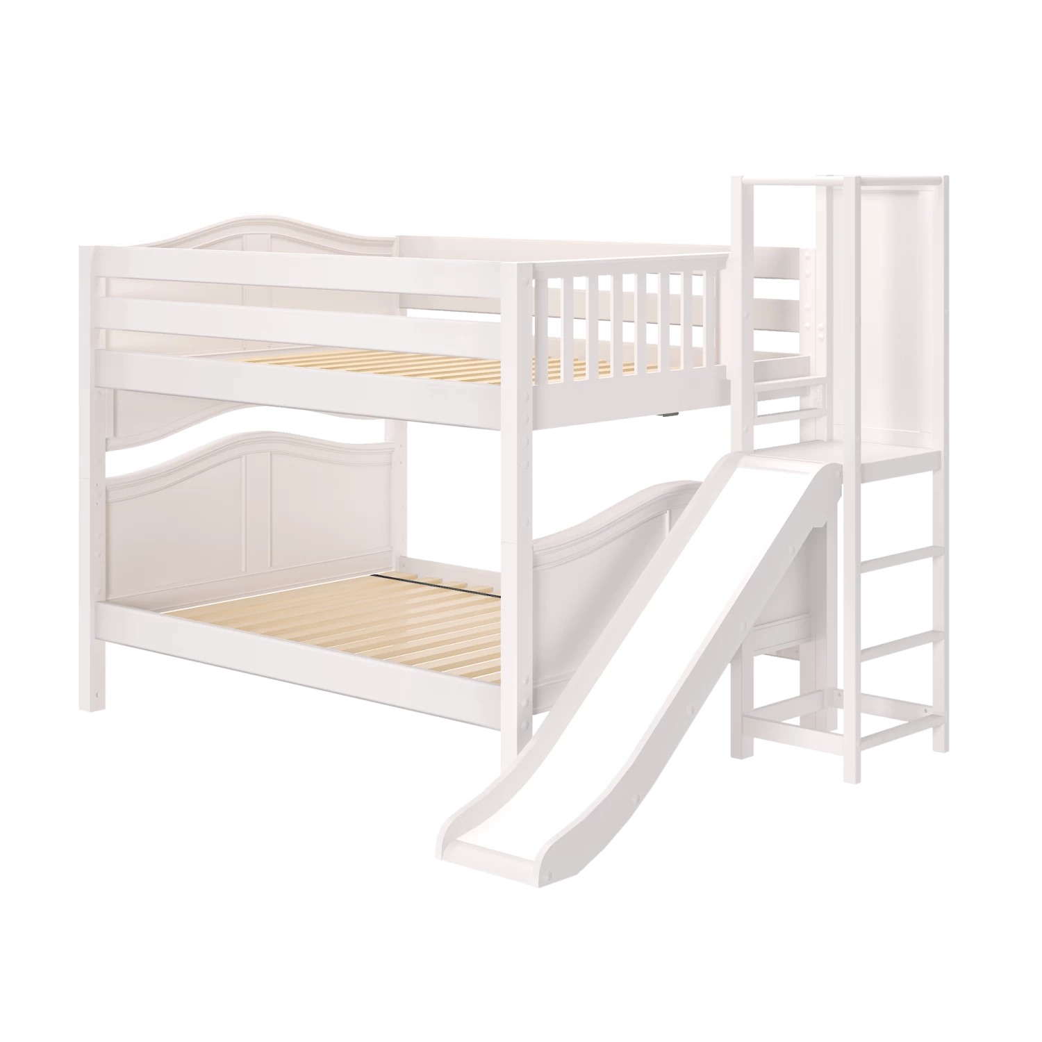 Maxtrix Full Low Bunk Bed With Slide Platform 9 Maxtrix Full Low Bunk Bed With Slide Platform - Image 7