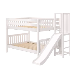 Maxtrix Full Low Bunk Bed With Slide Platform 32 Maxtrix Full Low Bunk Bed With Slide Platform -Kid Furniture VOODOO WS