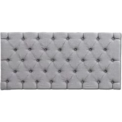 Romina Ventianni Tufted Headboard For Full Convertible Crib -Kid Furniture Ventianni Tufted Panel Gry 1