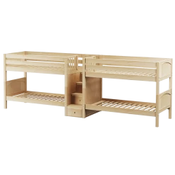 Maxtrix Twin Low Quadruple Bunk Bed With Stairs 15 Maxtrix Twin Low Quadruple Bunk Bed With Stairs -Kid Furniture WONDERFUL NP 5f6b3b69 6fdf 49d0 8222 9d1d1d1b1a6d