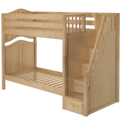 Maxtrix Twin Curved Bunk Bed With Stairs 10 Maxtrix Twin Curved Bunk Bed With Stairs -Kid Furniture WOPPER NC a739f1a5 ae9f 4b7e b912 36565e856c3a