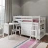 Jackpot Deluxe Windsor Twin Storage Loft Bed With Dresser + Bookcase + Desk 2 Jackpot Deluxe Windsor Twin Storage Loft Bed With Dresser + Bookcase + Desk -Kid Furniture Windsor2whiteside 1