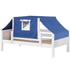 Maxtrix Twin Toddler Bed With Tent -Kid Furniture YO22 WP b918ccd7 6d72 455a aeb1 5bd087e8d3ca